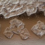 Fotografía macro de cristales de sal