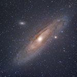 Galaxia de Andrómeda fotografiada con Skywatcher 72ED y Skywatcher Star Adventurer