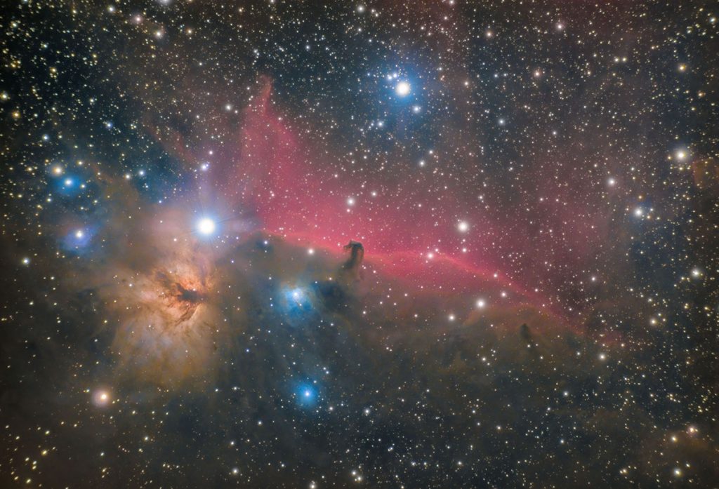 Nebulosa Cabeza de Caballo fotografiada desde los observatorios de Calar Alto